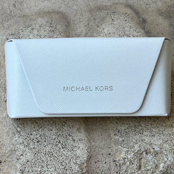 Michael Kors sunglasses brown mirror gold rimless Mk1151 Manchester Oval NWT NEW - Picture 12 of 13